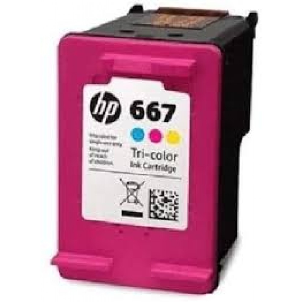 RECARGA cartucho HP 667 Colorido CX 01 UN