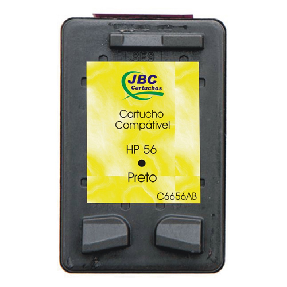 Cartucho Compatível HP 56 preto - 20ml - CX 01 UN