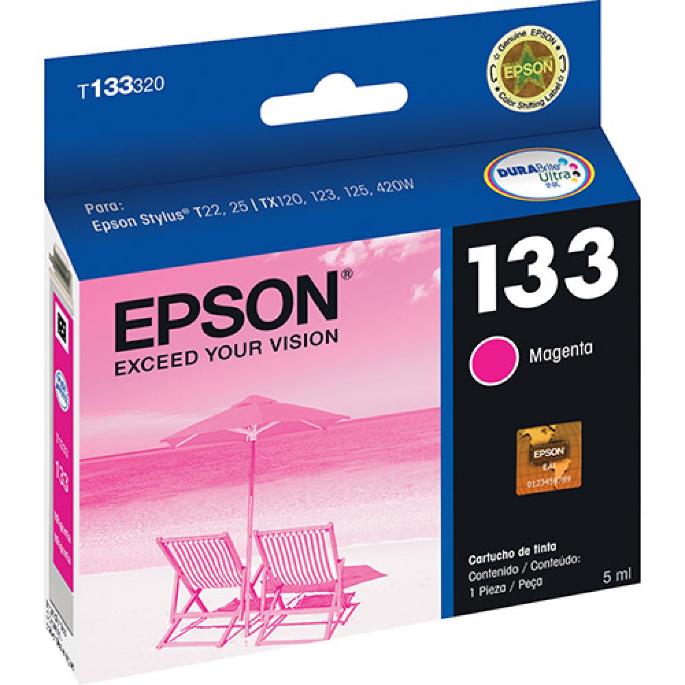 Cartucho Original Epson T133320 magenta CX 01 UN