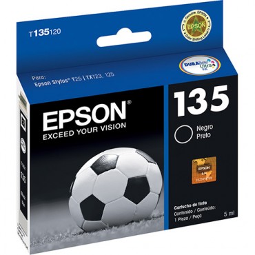 Cartucho Original Epson T135120 preto CX 01 UN