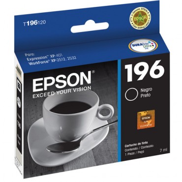 Cartucho Original Epson T196120 preto CX 01 UN