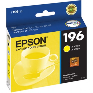 Cartucho Original Epson T196420 amarelo CX 01 UN