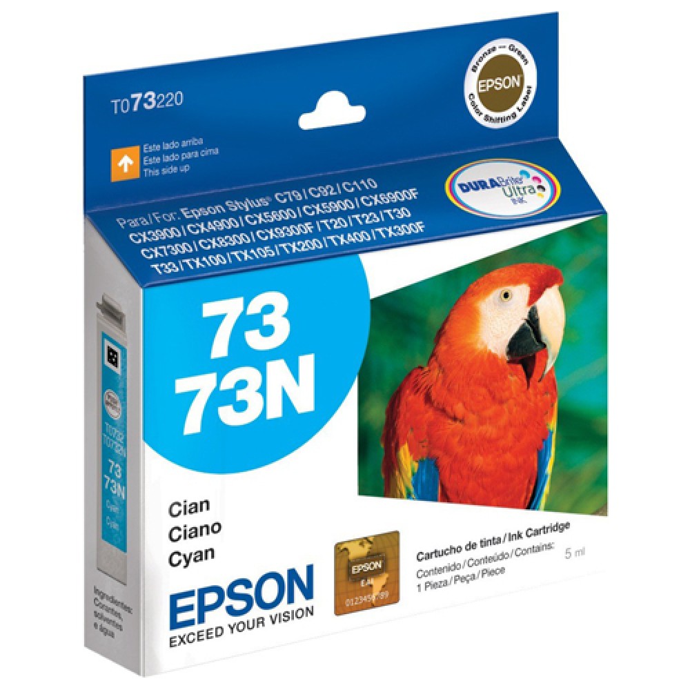 Cartucho Original Epson TO73220 ciano CX 01 UN