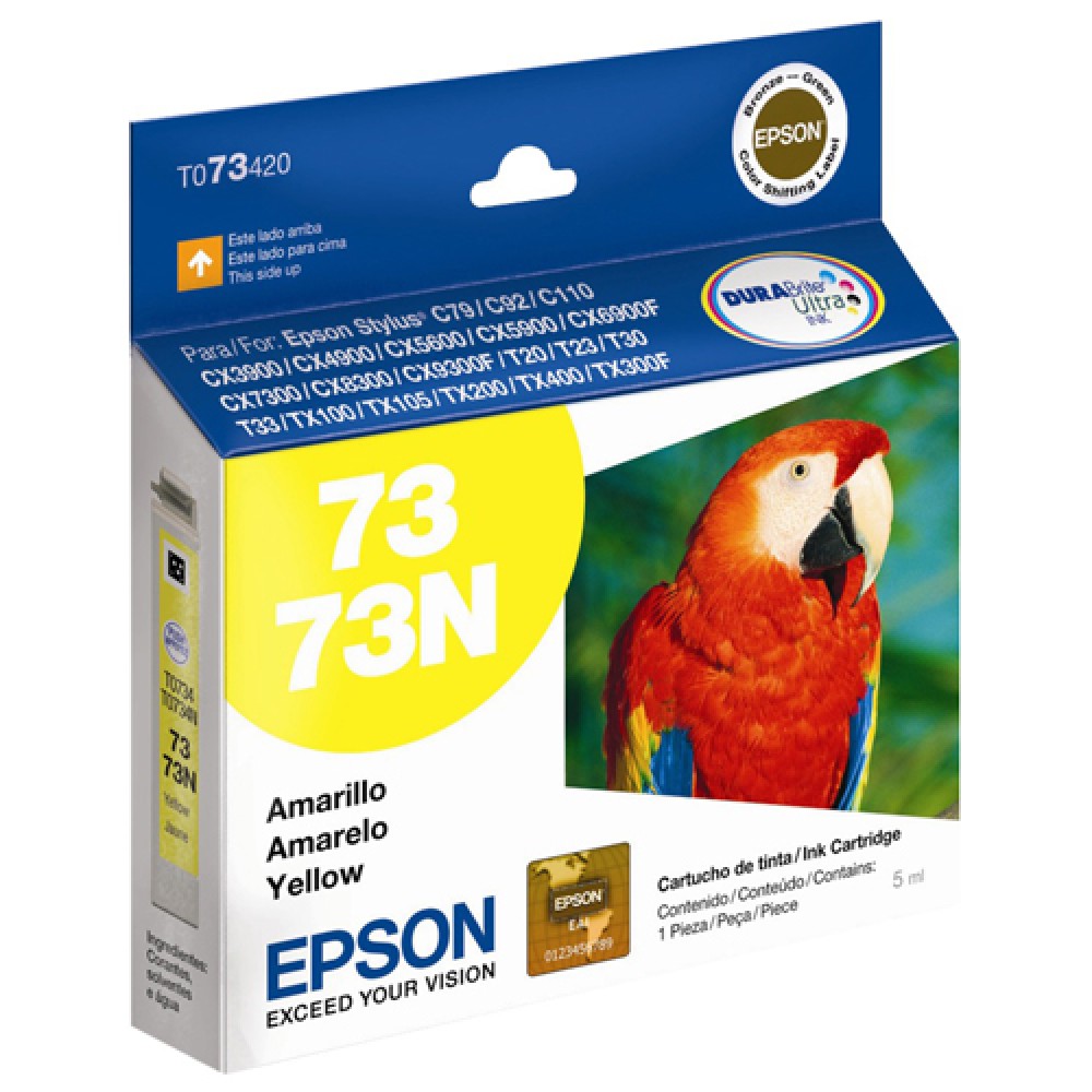 Cartucho Original Epson TO73420 amarelo CX 01 UN