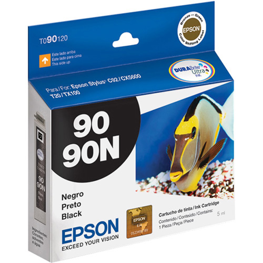 Cartucho Original Epson TO90120 preto CX 01 UN