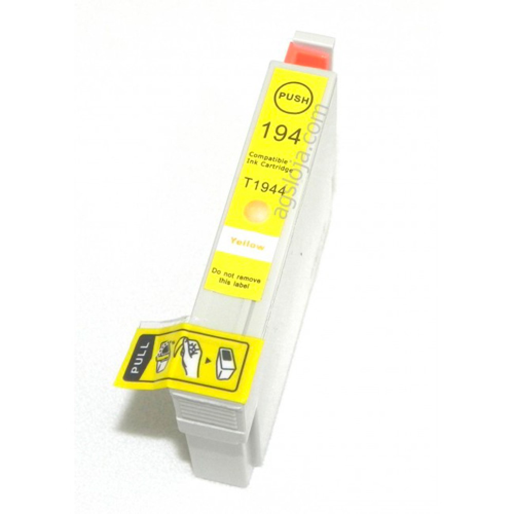 Cartucho Compatível Epson T194/T196/197 amarelo CX 01 UN