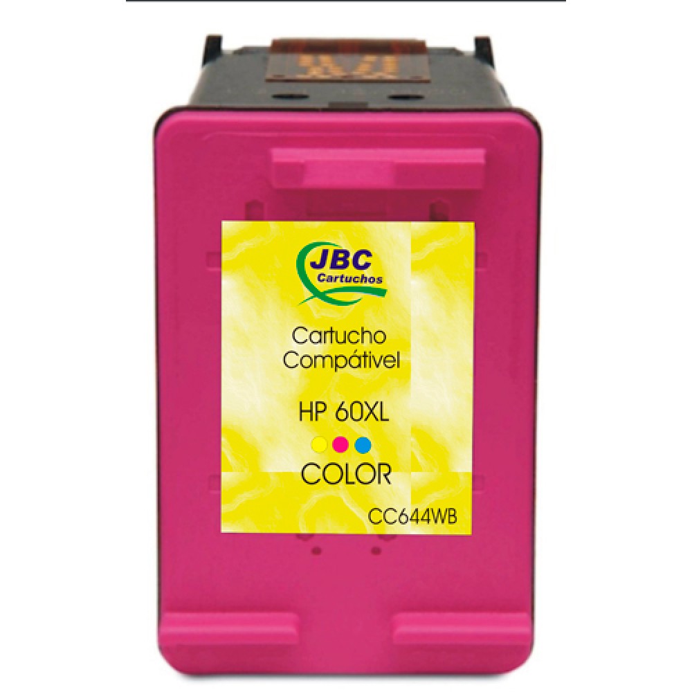 Cartucho Compatível HP 60XL color - 12,5ml - CX 01 UN