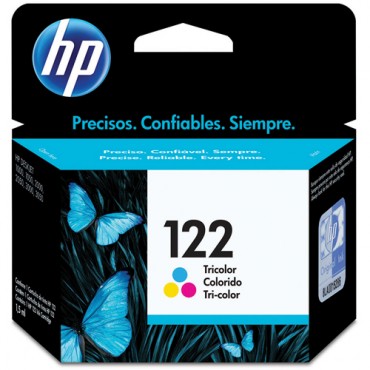 Cartucho Original HP 122 colorido - 2ml - CX 01 UN