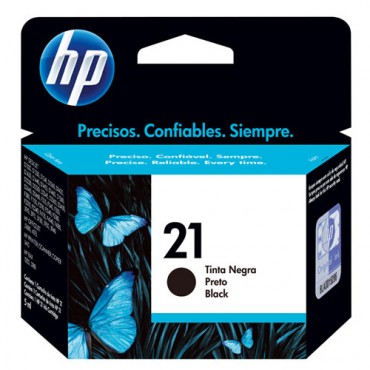 Cartucho Original HP 21 preto - 7ml - CX 01 UN