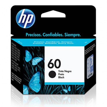 Cartucho Original HP 60 preto - 4,5ml - CX 01 UN