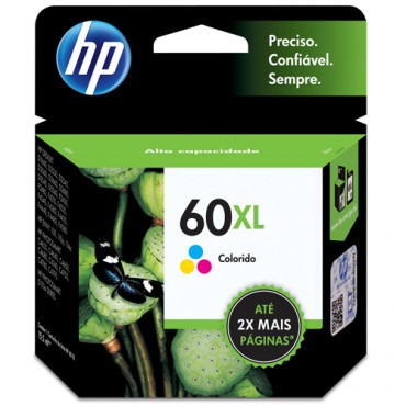 Cartucho Original HP 60XL colorido - 15,5ml - CX 01 UN