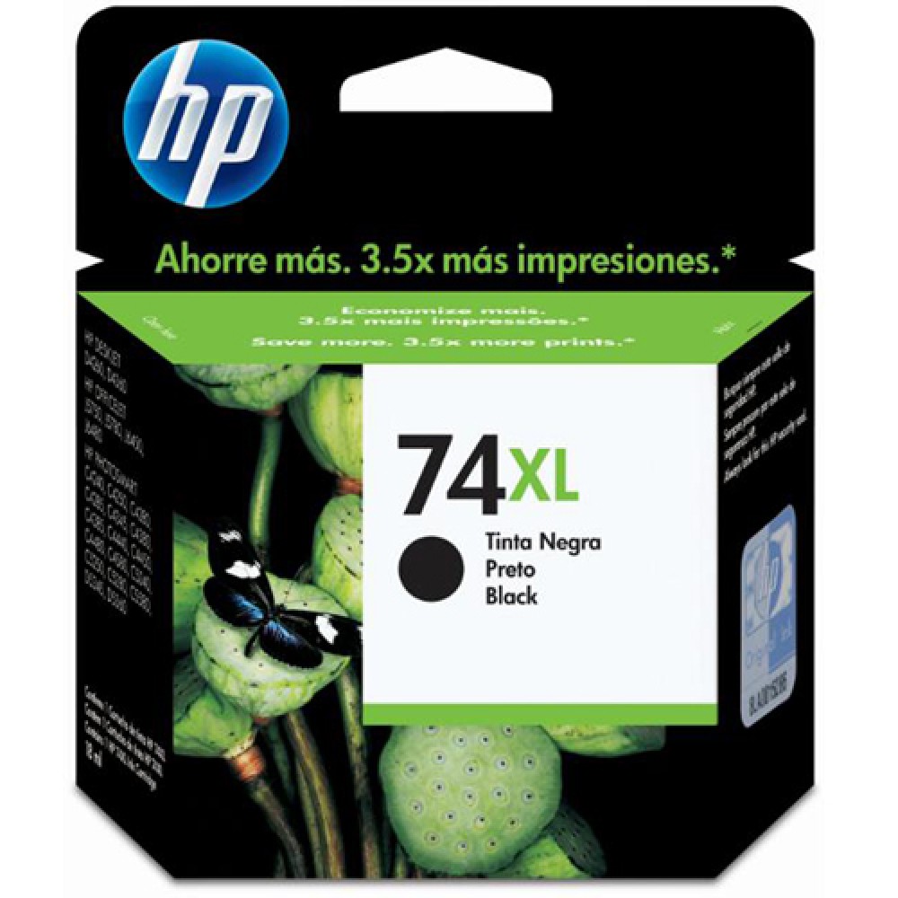 Cartucho Original HP 74XL preto - 20ml - CX 01 UN