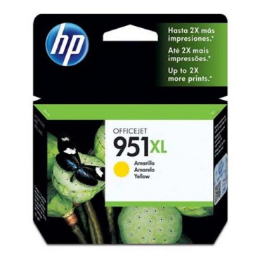 Cartucho Original HP 951XL amarelo - 17ml - CX 01 UN